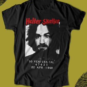 Charles manson vintage shirt - Etsy 日本