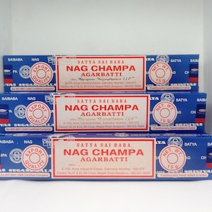 Satya Nag Champa Organic Incense burning sticks 15 g