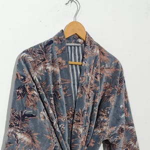 Luxe fluwelen huisgewaad, kamerjas, fluwelen katoenen kimonogewaad, bruidsgewaad bruidsmeisje winterbadjas vrouwen mannen cadeau omkeerbaar jasje