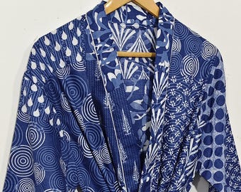 100% Cotton kimono Robes, nightwear kimono robe,  loungewear, beach robes, return gift, gift for her, Bridesmaid Robe, robe for women.