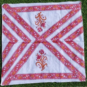 Handmade Cotton Bandana, Block Printed Bandana, Winter Scarf, Boho Bandana, Bandana Scarves, Cotton Neckerchief, bandana and headscarf