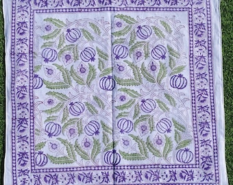 Handmade Cotton Bandana, Block Printed Bandana, Winter Scarf, Boho Bandana, Bandana Scarves, Cotton Neckerchief, bandana and headscarf