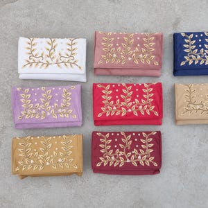 Bolso de mano de terciopelo bordado a mano para fiesta de noche, bolso de mano para mujer, bolso de mano de boda, bolsas de regalo de recuerdo, regalo para ella, bolso de mano para eventos.