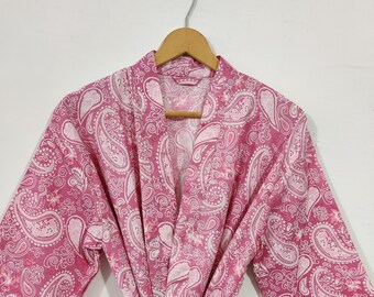 Pure Cotton kimono Robes, Cotton Kimono, kimono dress, Kimono Kaftan, Women's robes, kimono for women, dresses for women, gift for her