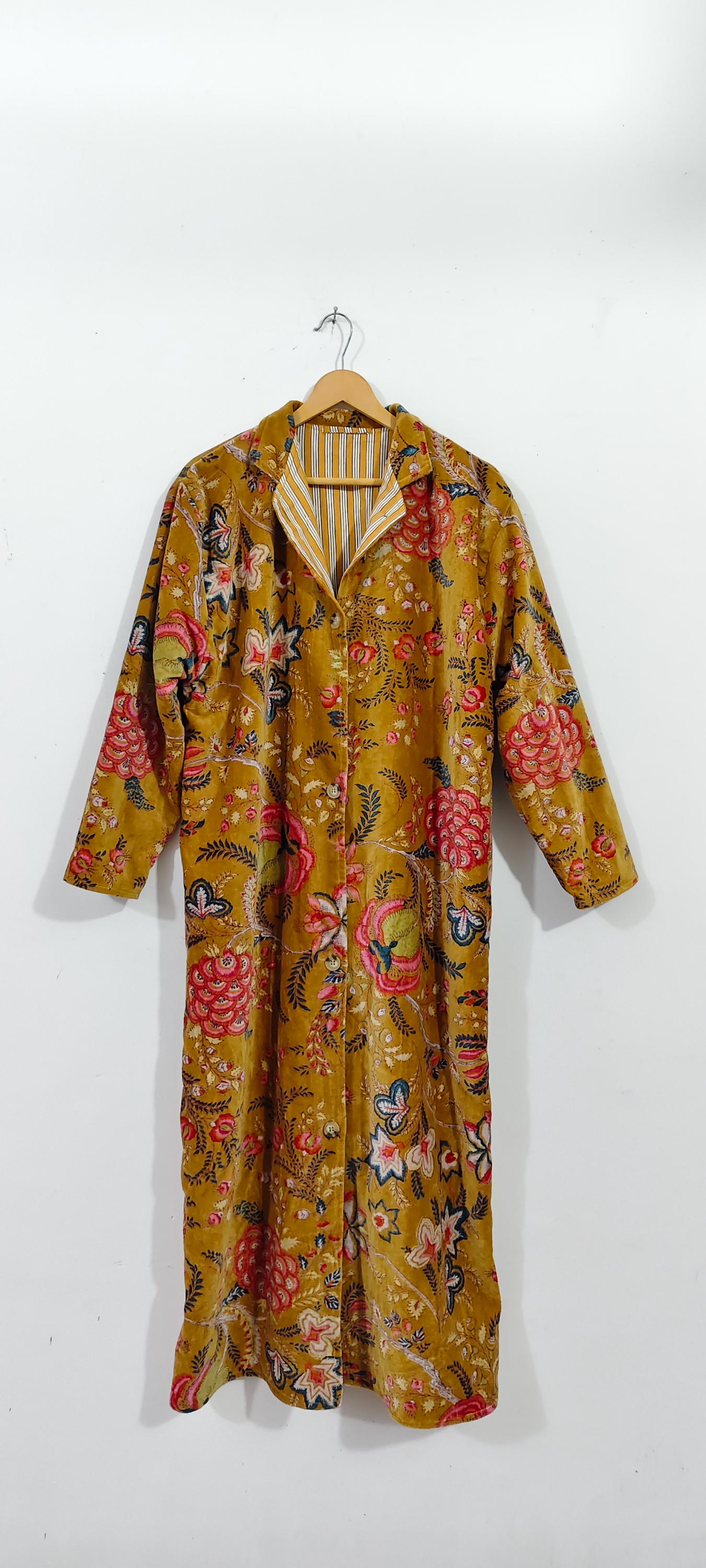 Womens Button Dressing Gown - Etsy