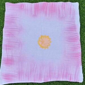 Handmade brush print Cotton Bandana, Block Printed Bandana, Boho Bandana, Bandana Scarves, Cotton Neckerchief, bandana and headscarf