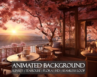 Cozy Valentine&#39;s Day ANIMATED BACKGROUND | Romantic Backdrop for Zoom, Twitch Stream, Vtuber Overlay, YouTube, obs, asmr | HD seamless loop