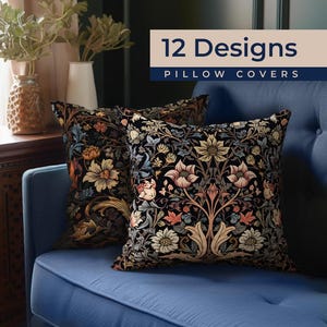William Morris Pillow Cover | Vintage Floral Decoration | High End Pillow | Modern Farmhouse | William Morris Print | Pillow Cover ONLY