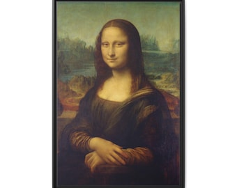トイレットペーパーを持つモナリザ、オリジナルの油絵デヴィンチ