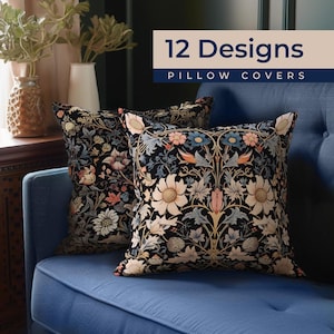 William Morris Pillow Cover | Vintage Floral Decoration | High End Pillow | Modern Farmhouse | William Morris Print | Pillow Cover ONLY