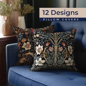 William Morris Pillow Cover | Vintage Floral Decoration | High End Pillow | Modern Farmhouse | William Morris Print | Pillow Cover ONLY
