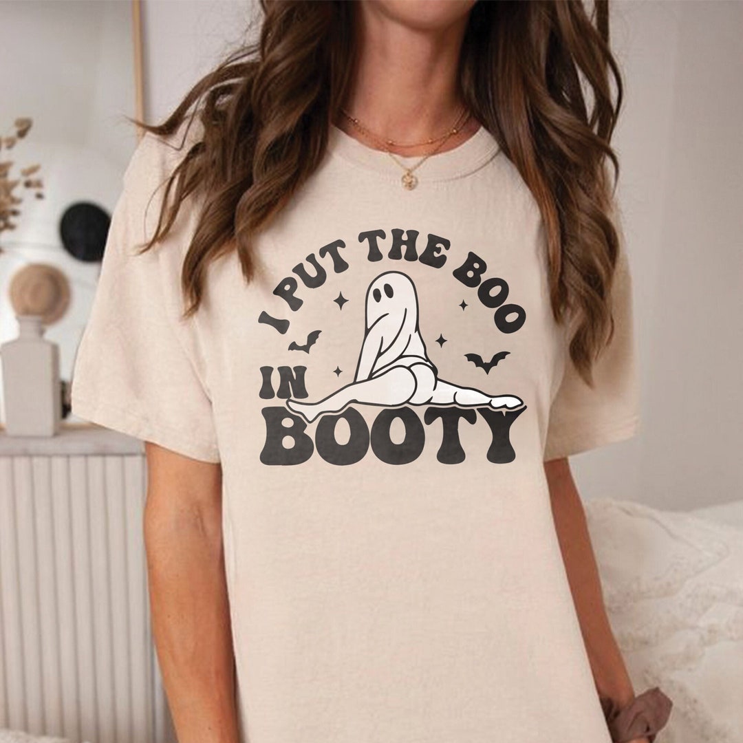 I Put the Boo in Booty Png Halloween Shirt Retro Png Ghost - Etsy