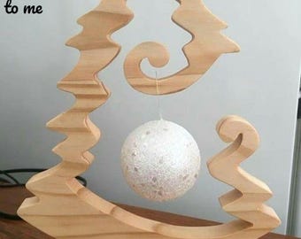 Laser cut file DXF SVG CNC Christmas cnc Christmas tree svg 3D christmas cnc Christmas Tree decor cnc pattern Plywood cut Digital Download