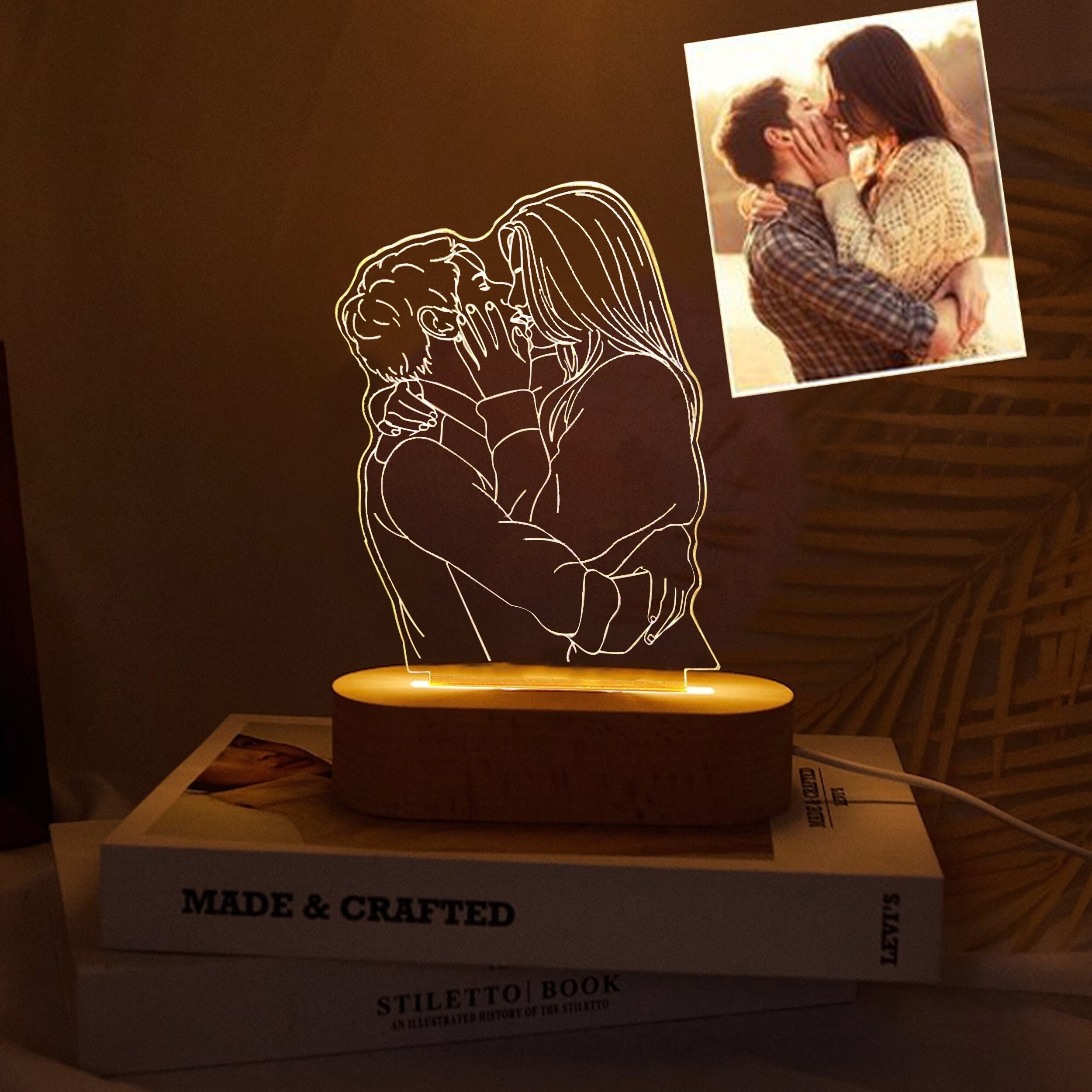 Personalized 3d Lamp Etsy Australia