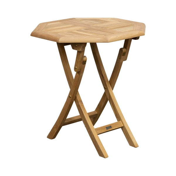 Teak Klapptisch Henley - achteckig, 70 x 70 cm