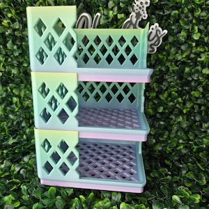 Stacking Corner Bin - Shell Shop - Climber - Enrichment - Food Holder