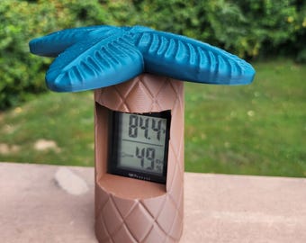 Palm Tree Hygrometer Holder - Temperature gauge
