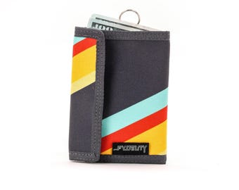 80s Bifold Wallet, Rayday, Slim RFID Card and Cash Holder
