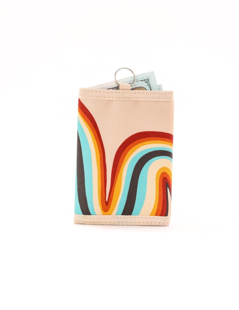 80s Bifold Wallet, Boogie Bend, Slim RFID Card and Cash Holder image 4