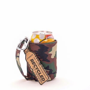 Külzee™ Handle Can Cooler | Can Cooler Sleeve | Beer Can Coolers | Beach Can Holder | Insulated Can Cooler | Recycled rPET | Camo image 1
