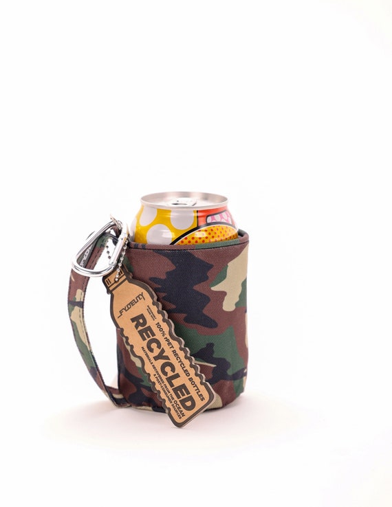 Külzee™ Handle Can Cooler | Can Cooler Sleeve | Beer Can Coolers | Beach Can Holder | Insulated Can Cooler | Recycled rPET | Camo