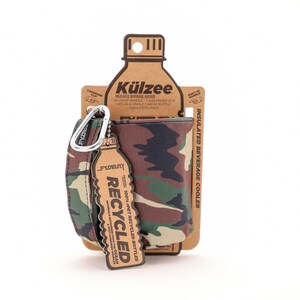 Külzee™ Handle Can Cooler | Can Cooler Sleeve | Beer Can Coolers | Beach Can Holder | Insulated Can Cooler | Recycled rPET | Camo image 4
