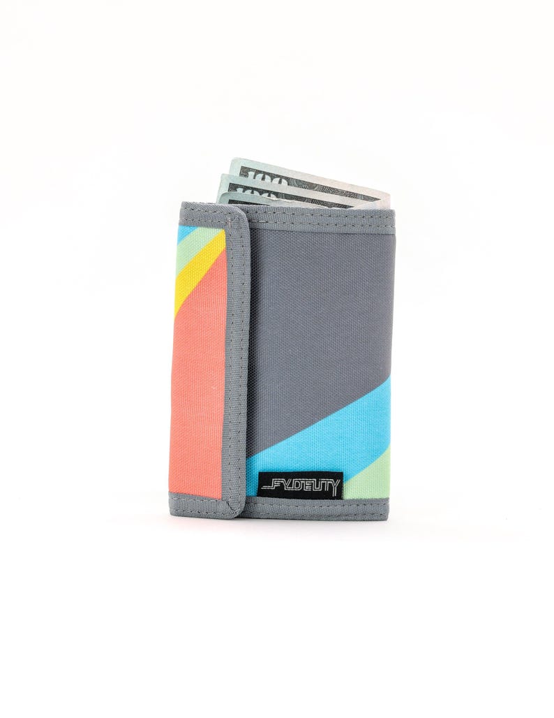 80s Bifold Wallet, Flash, Slim RFID Card and Cash Holder image 4