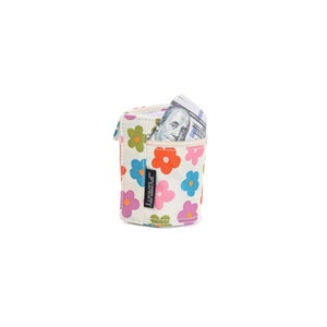 Cartera de pulsera Fydelity para mujer / Monedero de muñeca de 80" con brazalete / Monedero pequeño y bonito con cremallera y tarjetero / Multi amapola