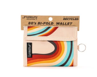 80s Bifold Wallet, Boogie Bend, Slim RFID Card and Cash Holder