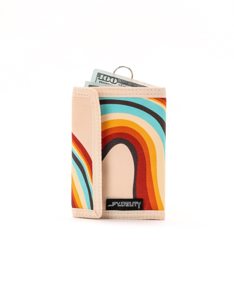 80s Bifold Wallet, Boogie Bend, Slim RFID Card and Cash Holder image 3