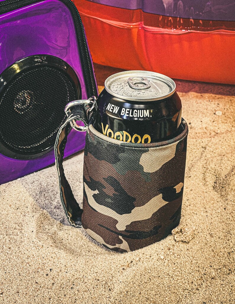 Külzee™ Handle Can Cooler | Can Cooler Sleeve | Beer Can Coolers | Beach Can Holder | Insulated Can Cooler | Recycled rPET | Camo image 3