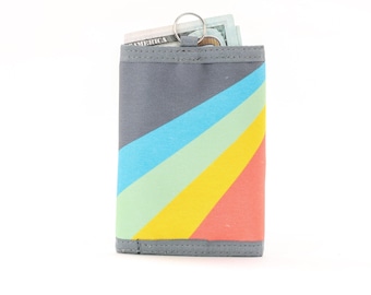 80s Bifold Wallet, Flash, Slim RFID Card and Cash Holder