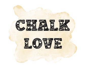 Chalk Font, Fonts for Cricut, Procreate Fonts, Commercial Use Font, TTF Chalk Fonts, Creative Font, Instant Download, Handwritten font