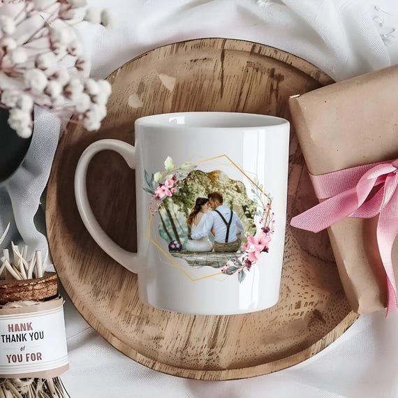 coffee mug with photo, custom photo mug, mug sublimation design, mug template, wedding mug wrap, weddings png, instant digital download