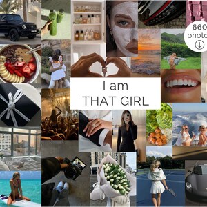 Bundle de tableau Vision That GIRL, 660 photos esthétiques pour tableau Vision, tableau d'ambiance à téléchargement immédiat