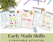Early Math Skills Activity Worksheets: Kindergarten - 2nd Grade (PDF)