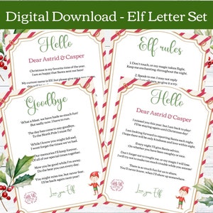 Welkomstbrief van Elf, aankomstbrief van Elf, bewerkbare brieven van Elf, Elfregels, afscheidsbrief, afdrukbare kerstleuke decemberactiviteit