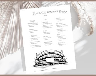 Lista de verificación de estadios para la Copa Mundial, lista de deseos para viajes de fútbol (PDF)