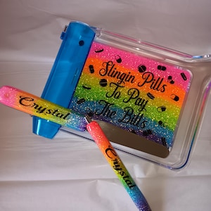 Customizable Pharmacy Counting Tray, Spatula, and Pen Set