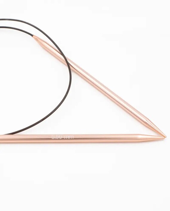 Ferri Da Maglia Circolari KnitPro Zing - 80cm X 5mm, Rosa, Alluminio - Foto 3