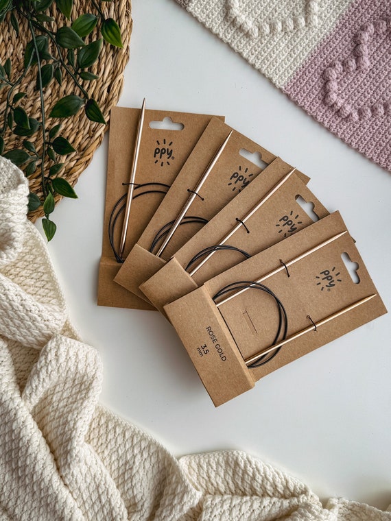 Ferri Da Maglia Circolari KnitPro Zing - 80cm X 5mm, Rosa, Alluminio - Foto 11