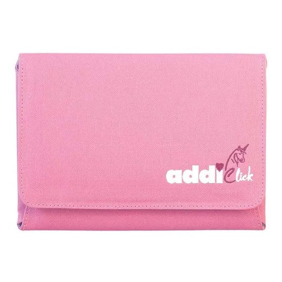 Addi クリックユニコーン編み針セット – 13 cm 交換用針先、コード3本