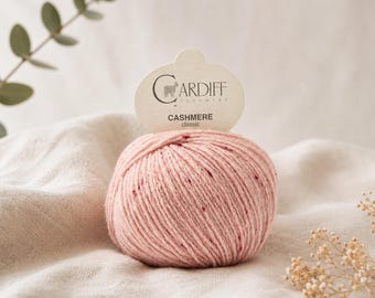 Cardiff Classic Cashmere Yarn 25g, Luxury Italian Cashmere Yarn, Soft Knitting Yarn for Sweaters and Accessories