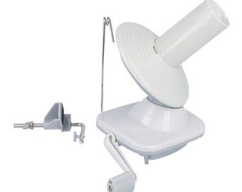 Yarn Winder for Knitting and Crochet, Manual Yarn Ball Winder, Tabletop Yarn Winding Tool for Skeins and Yarn Cakes