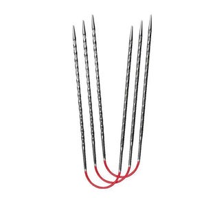 Addi CrasyTrio Novel – 3 Flexible Knitting Needles – 30cm, 2.0–8.0mm – For Socks, Gloves & Babywear