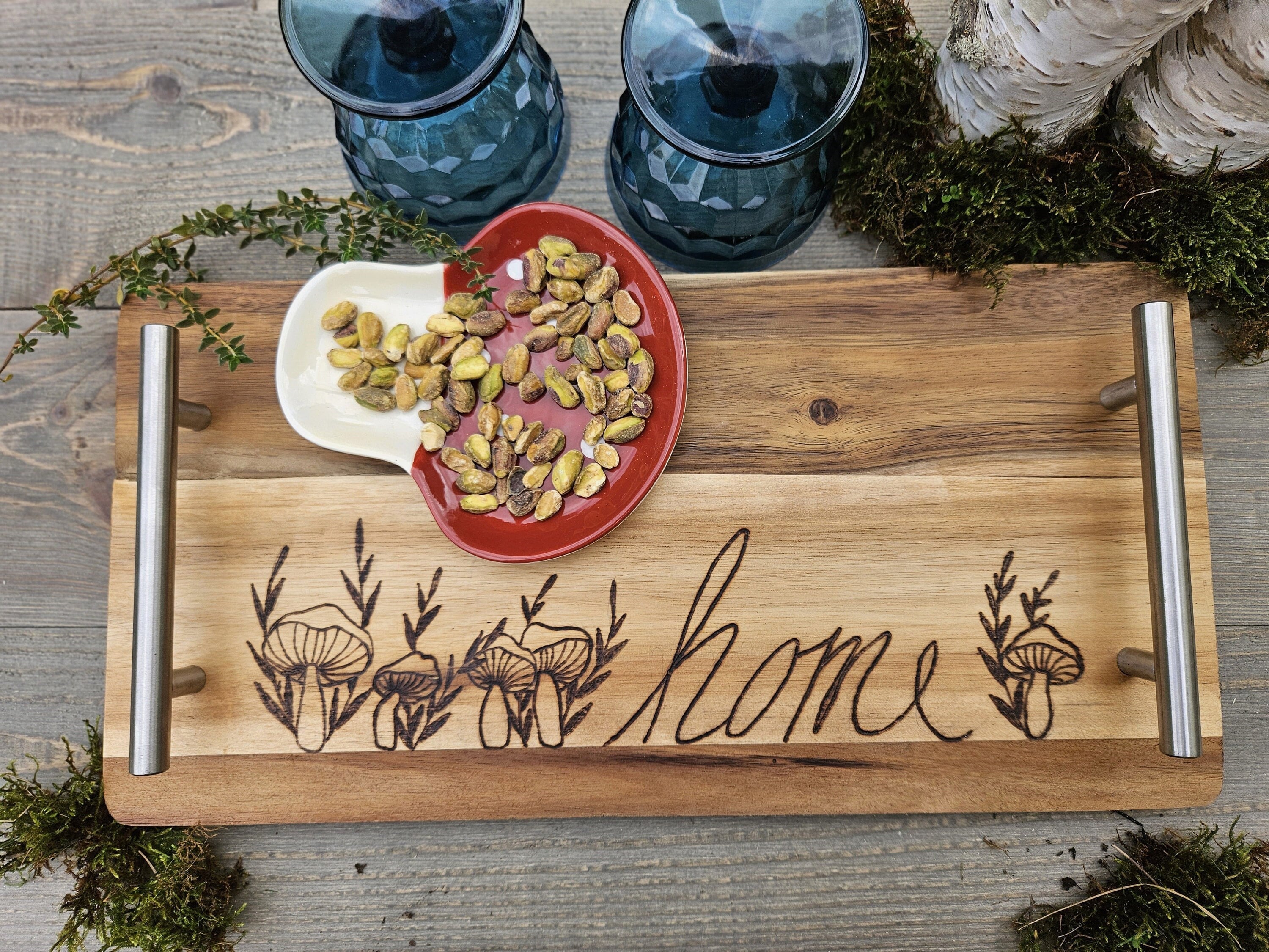 Family Custom Engraved Bamboo Cutting Board - Whitetail Woodcrafters