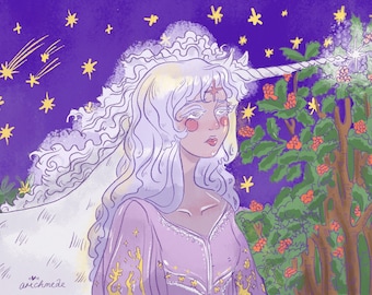 Last Unicorn A5 Print