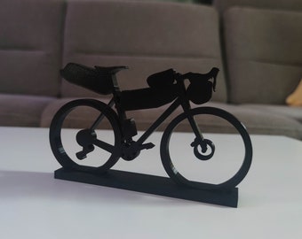 Gravelbike rower wyścigowy dekoracja roweru dekoracja salonu wystrój wyświetlacz sport hobby wizyta prezent