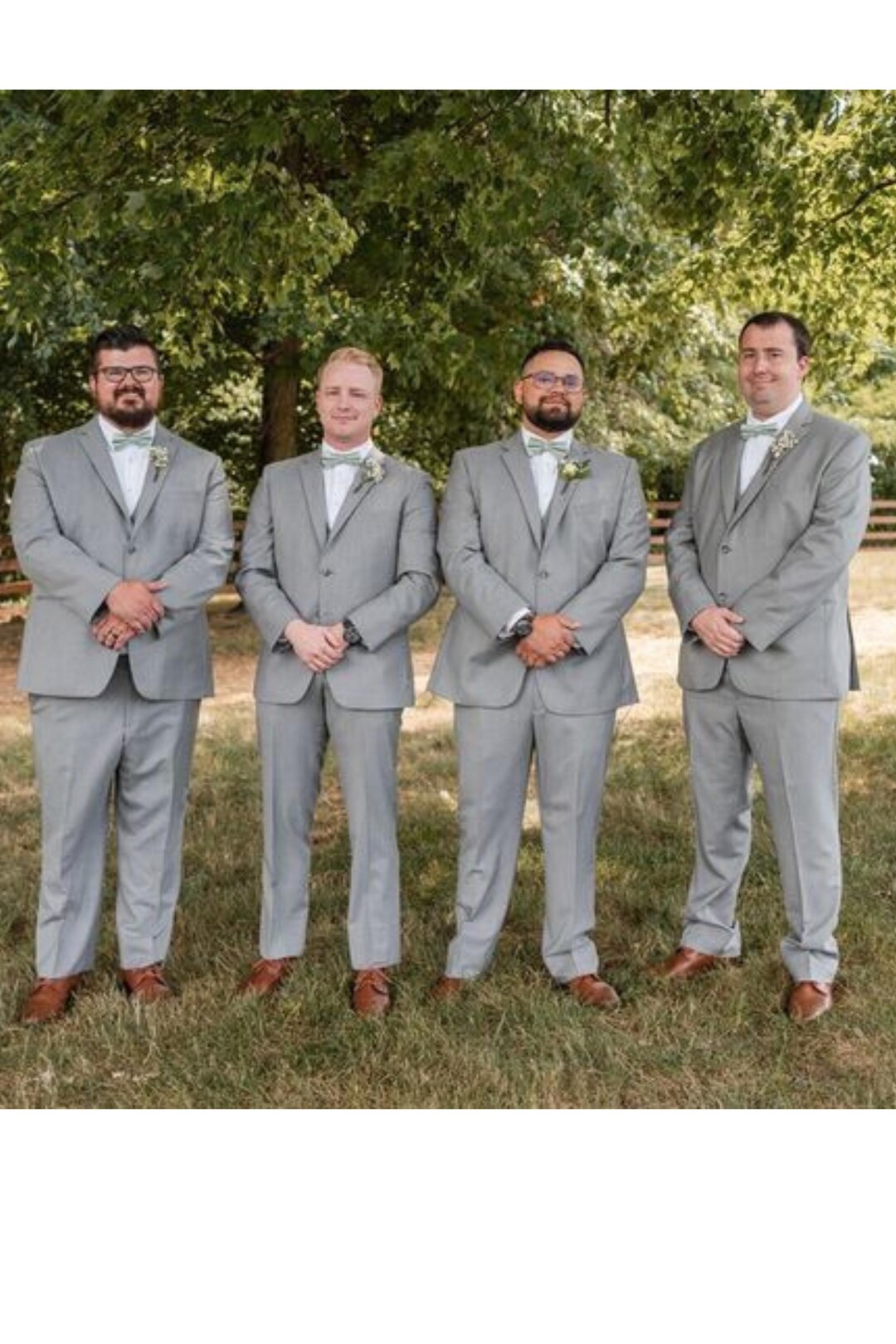 Casual 3 Pieces Suits Grey Marriage Groom Men's Suit With Double Breasted Vest main image 1