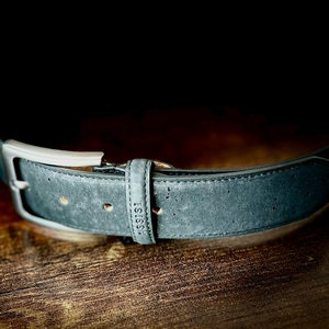 luxury cork belt for men - vegan gift ideas for men